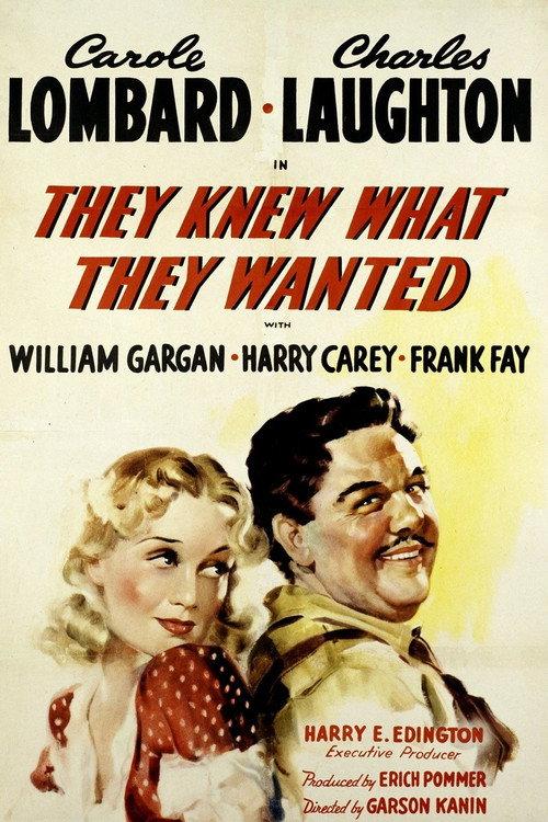 They Knew What They Wanted 1940 official movie poster