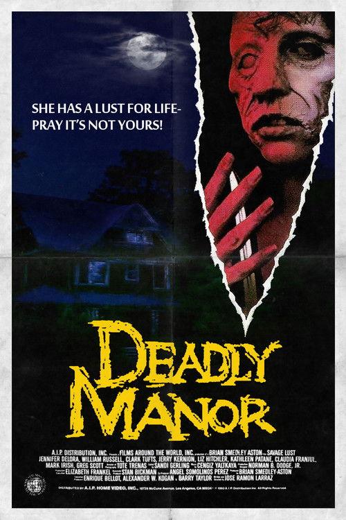 Deadly Manor 1990 official movie poster