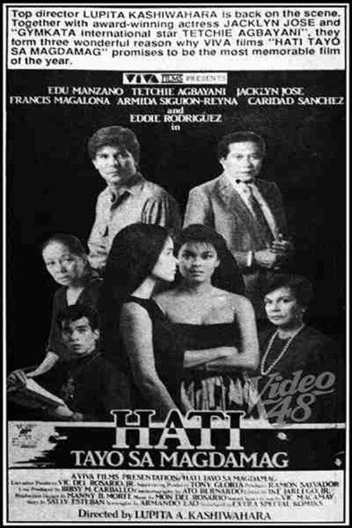 Hati Tayo sa Magdamag 1988 official movie poster