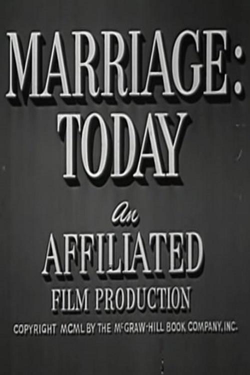 Marriage: Today 1950 official movie poster