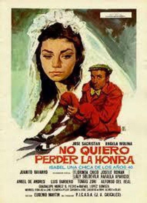 No quiero perder la honra 1975 official movie poster