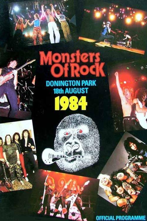 Van Halen Live at Monsters of Rock, Donington Park 1984 2023 official movie poster