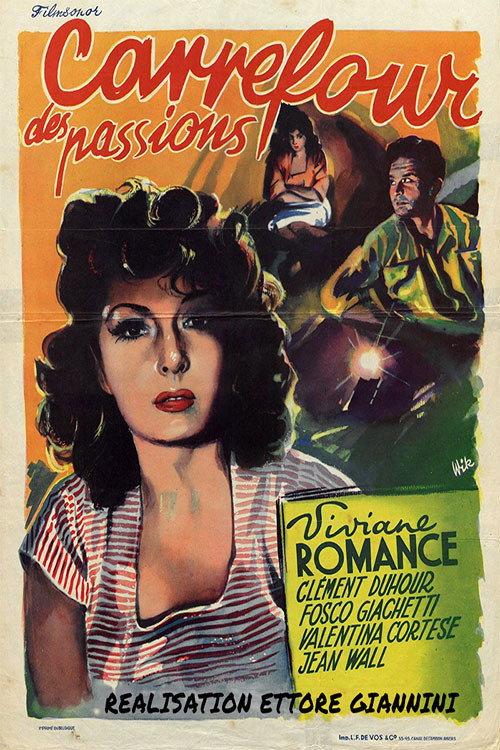 Crossroads of Passion 1948 official movie poster