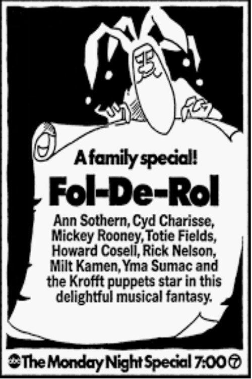 Fol-de-Rol 1972 official movie poster