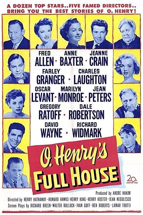 O. Henry's Full House 1952 official movie poster