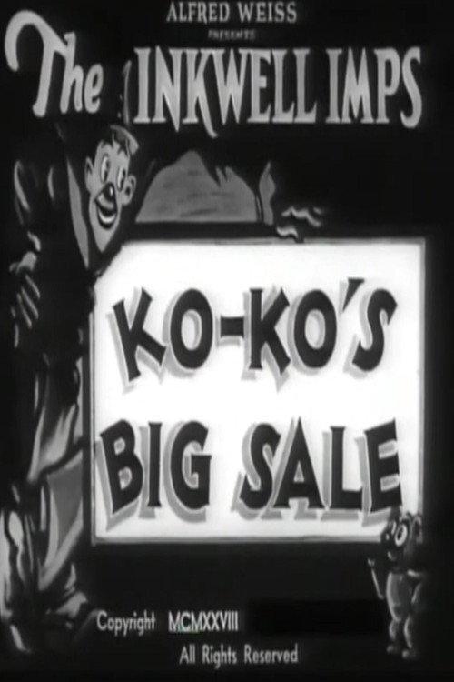 Ko-Ko's Big Sale 1929 official movie poster