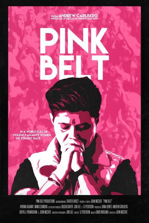 Pink Belt 2024 official movie poster