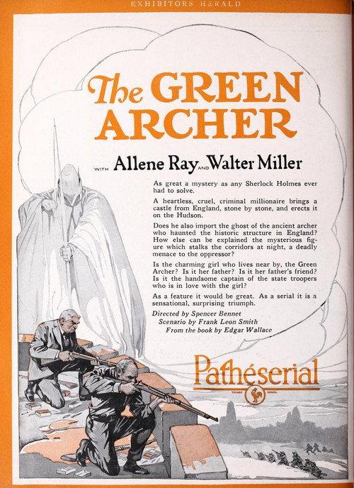 The Green Archer 1925 official movie poster