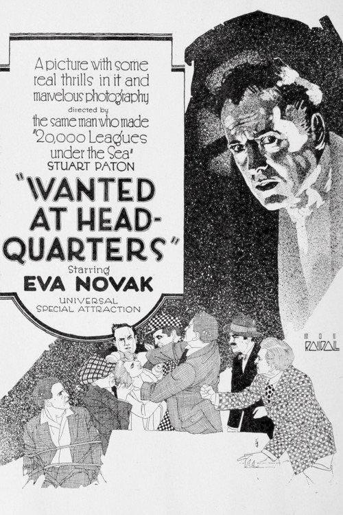 Wanted at Headquarters 1920 official movie poster