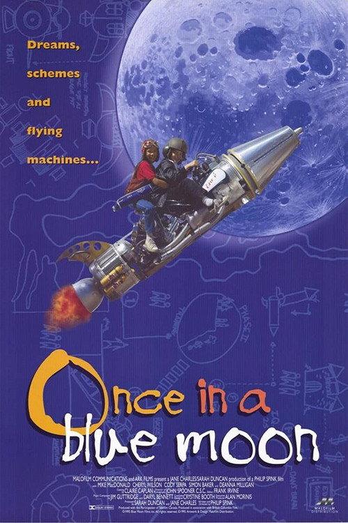 Once in a Blue Moon 1995 official movie poster