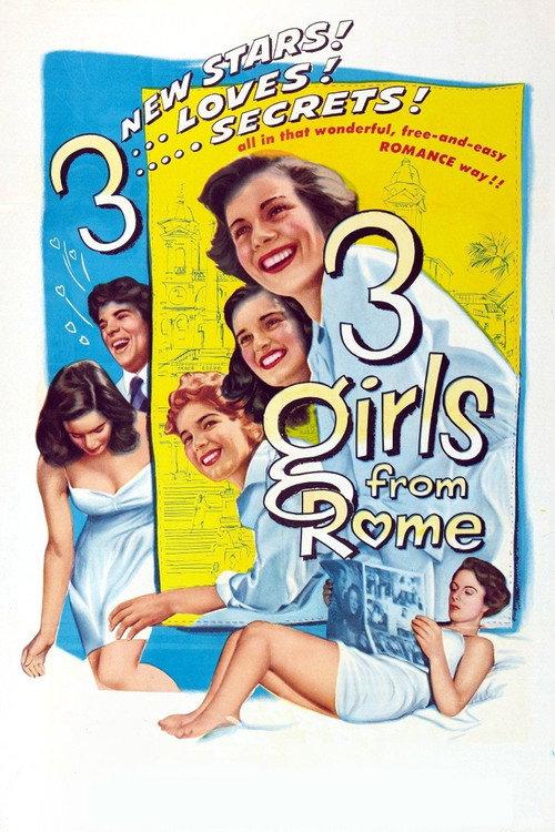 Three Girls from Rome 1952 official movie poster