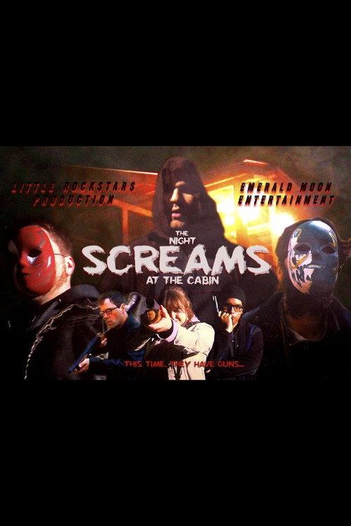 The Night Screams at the Cabin 2025 official movie poster