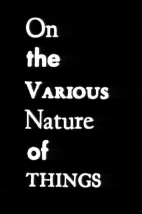 On the Various Nature of Things 1996 official movie poster