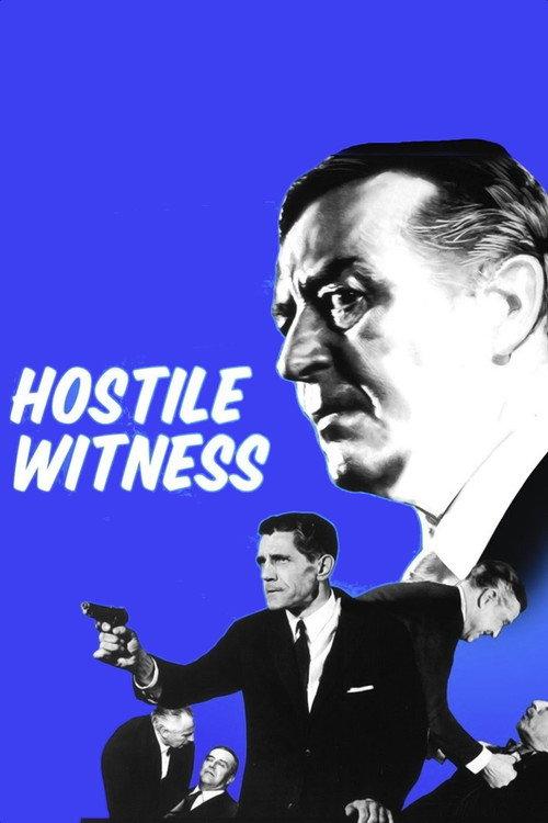 Hostile Witness 1968 official movie poster