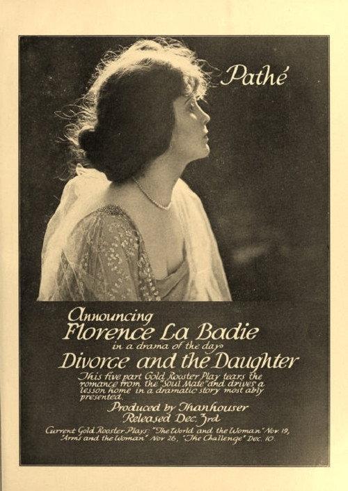 Divorce and the Daughter 1916 official movie poster