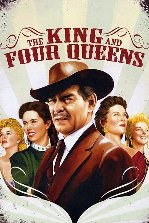 The King and Four Queens 1956 official movie poster