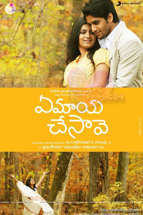 Ye Maaya Chesave 2010 official movie poster