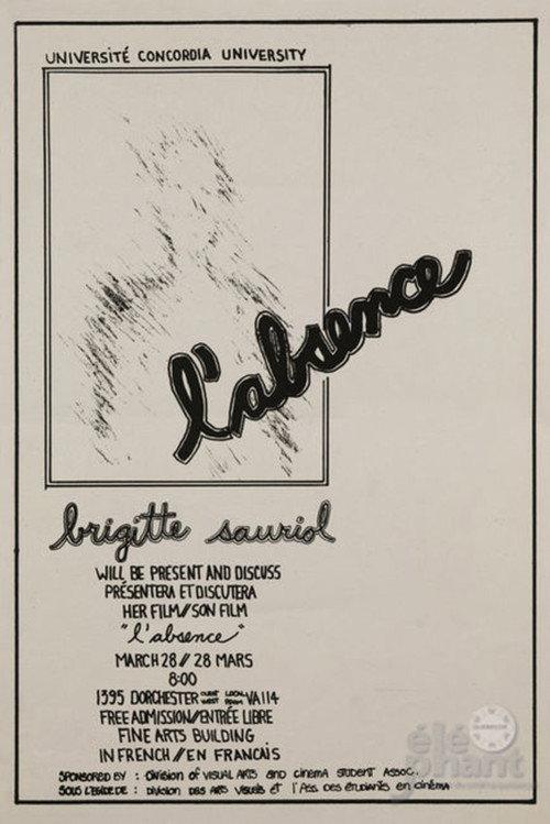 L'absence 1976 official movie poster