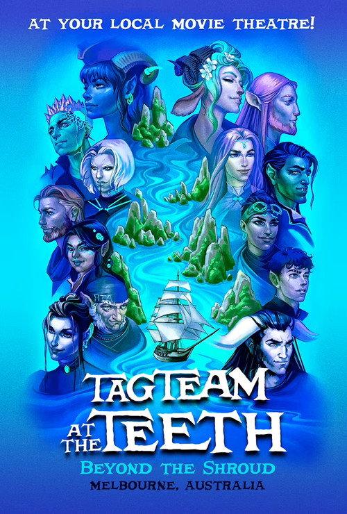 Critical Role Live: Tag Team at the Teeth – Beyond the Shroud 2025 official movie poster
