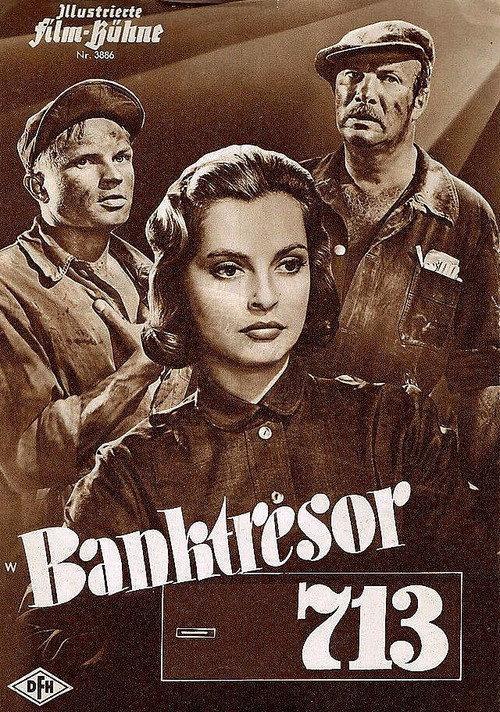Bank Vault 713 1958 official movie poster