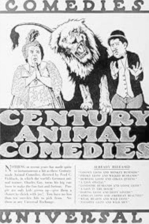 Looney Lions and Monkey Business 1919 official movie poster