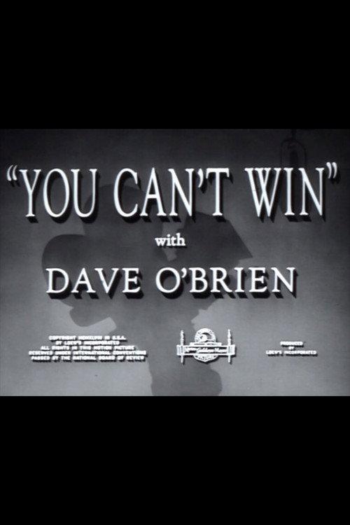 You Can't Win 1948 official movie poster
