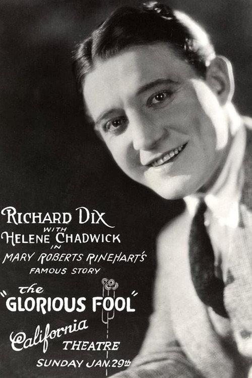 The Glorious Fool 1922 official movie poster