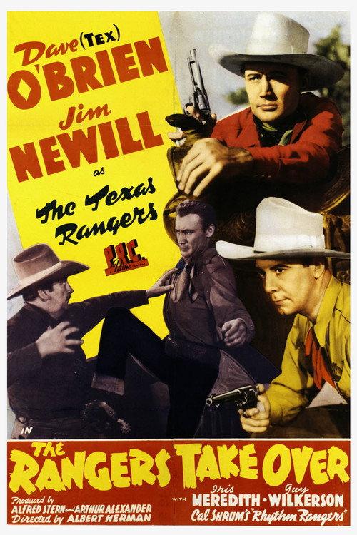 The Rangers Take Over 1942 official movie poster