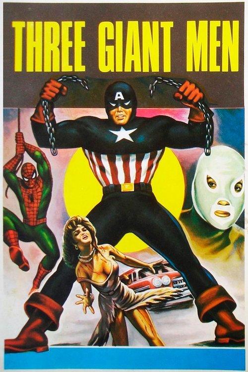 Three Giant Men 1973 official movie poster