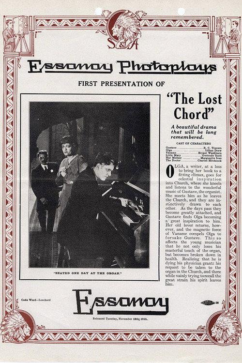 The Lost Chord 1913 official movie poster