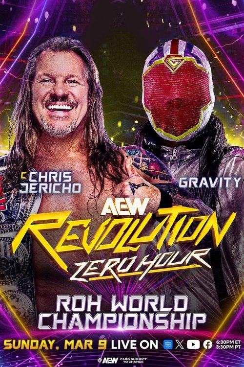 AEW Revolution 2025: Zero Hour 2025 official movie poster