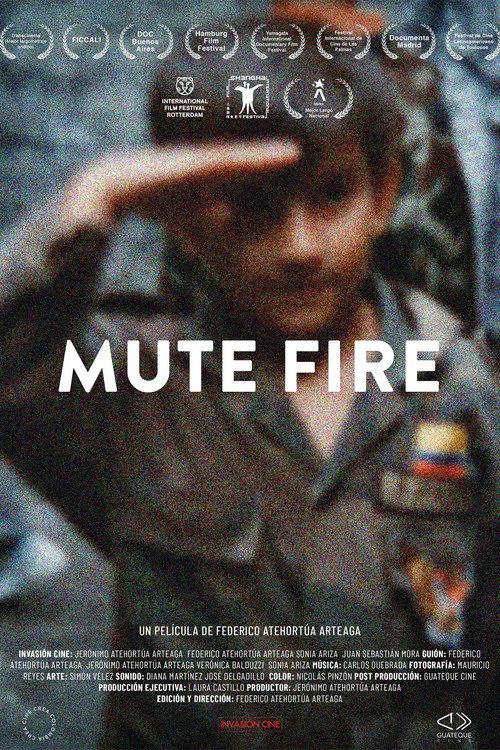 Mute Fire 2019 official movie poster
