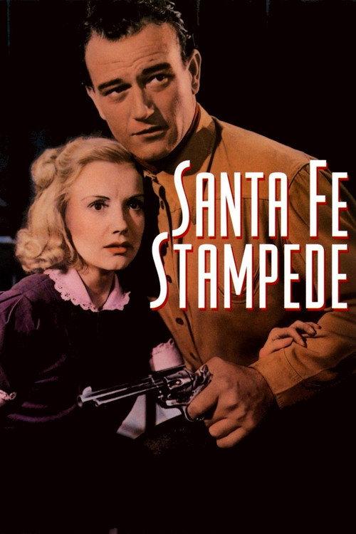Santa Fe Stampede 1938 official movie poster