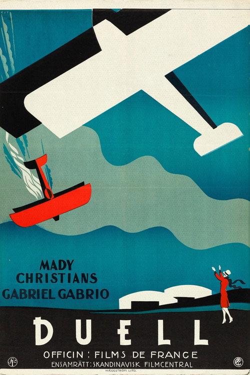 The Duel 1928 official movie poster