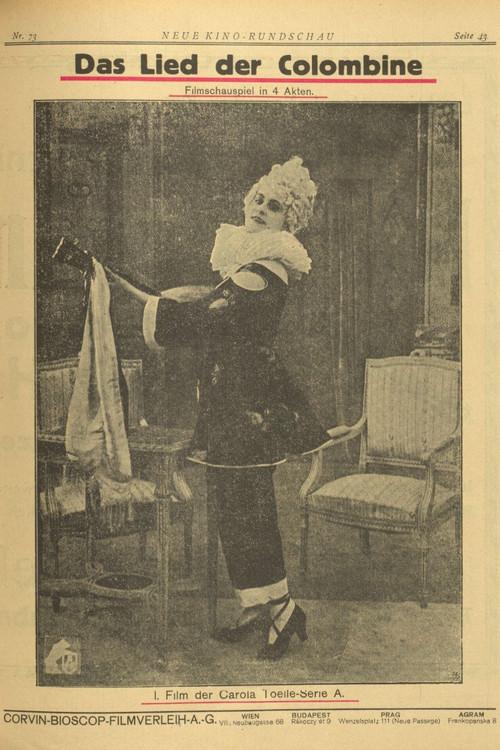 Das Lied der Colombine 1918 official movie poster
