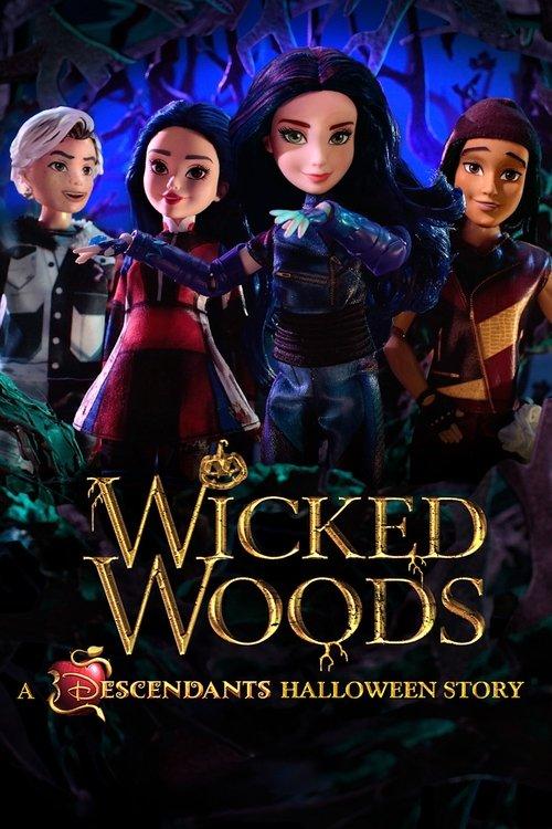 Wicked Woods: A Descendants Halloween Story 2019 official movie poster