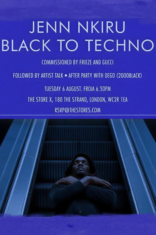 Black to Techno 2019 official movie poster