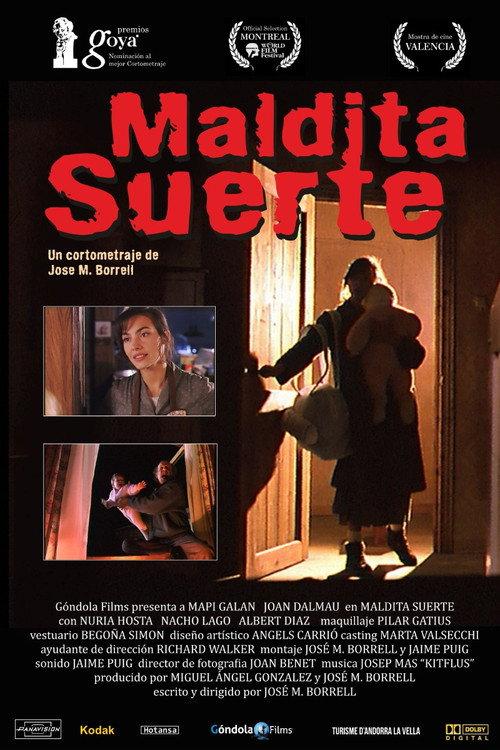 Maldita suerte 1993 official movie poster