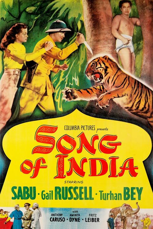 Song of India 1949 official movie poster