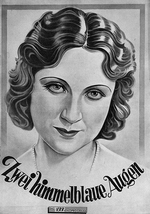 Zwei himmelblaue Augen 1932 official movie poster
