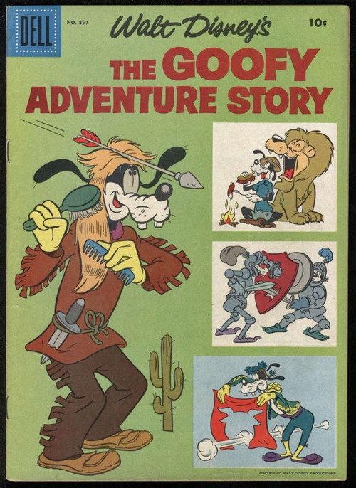 The Goofy Adventure Story 1957 official movie poster