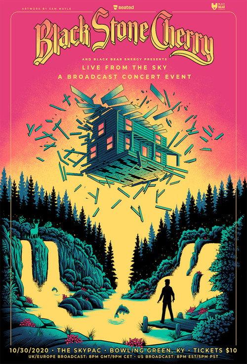Black Stone Cherry - Live from the Sky 2020 official movie poster