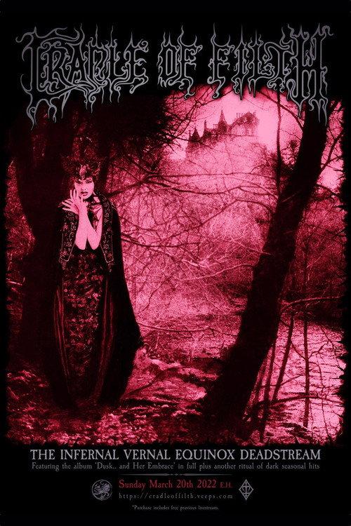 Cradle of Filth - The Infernal Vernal Equinox Deadstream 2022 official movie poster