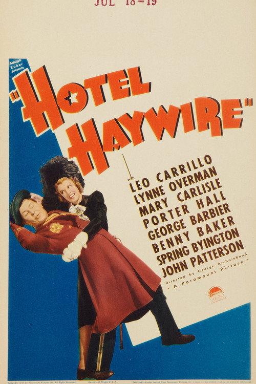 Hotel Haywire 1937 official movie poster