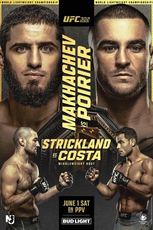UFC 302: Makhachev vs. Poirier 2024 official movie poster