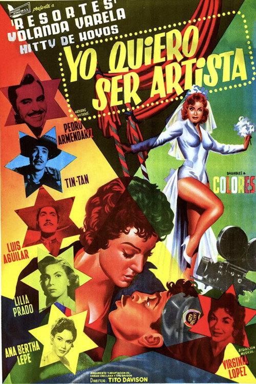 Yo quiero ser artista 1958 official movie poster