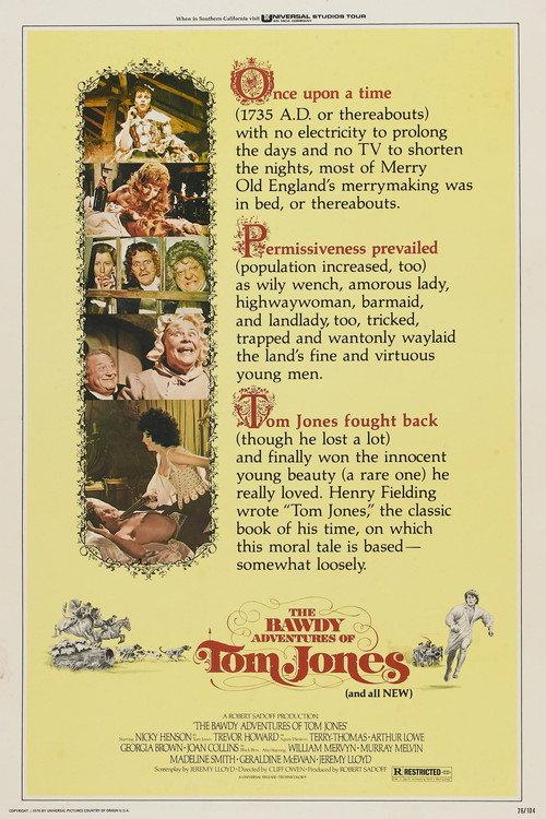 The Bawdy Adventures of Tom Jones 1976 official movie poster