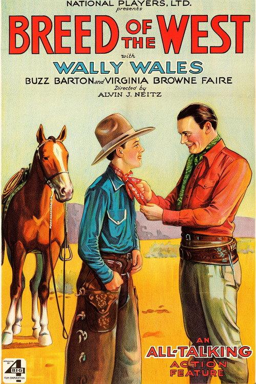Breed of the West 1930 official movie poster