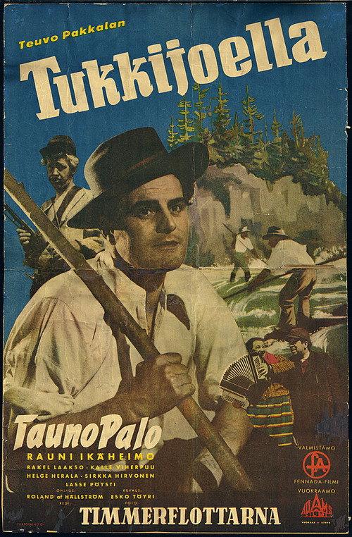 Tukkijoella 1951 official movie poster