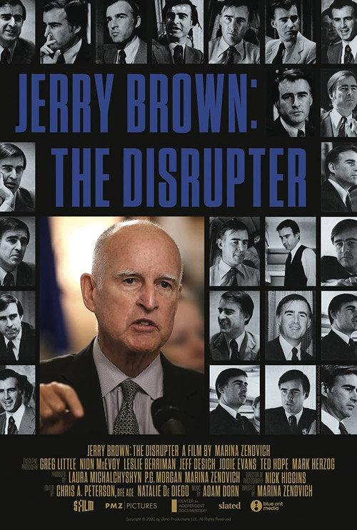 Jerry Brown: The Disrupter 2022 official movie poster